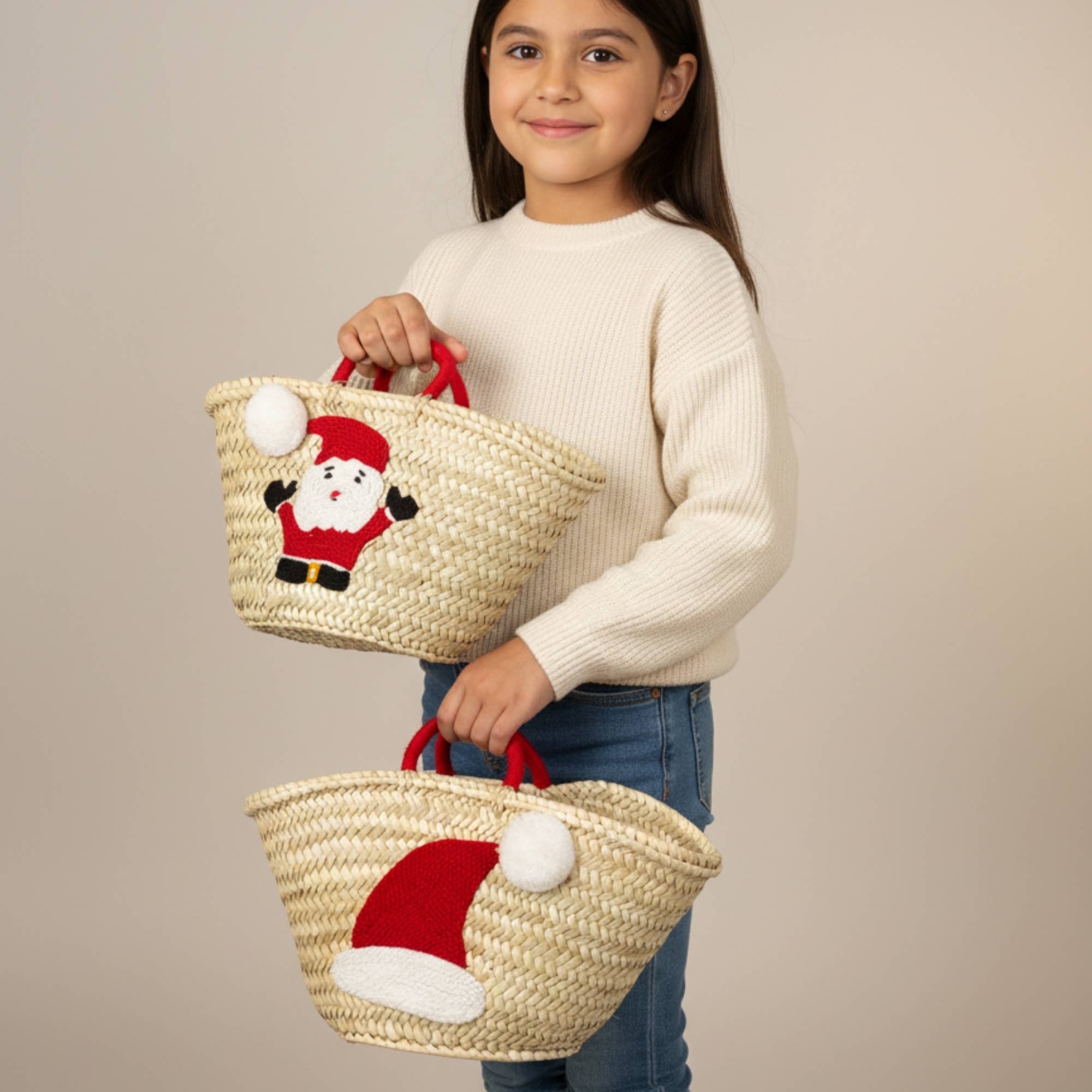 Melecraft – Großhandel Weihnachtsschmuck – Weihnachtsgeschenkkorb – Mini aus natürlichen Palmblättern10