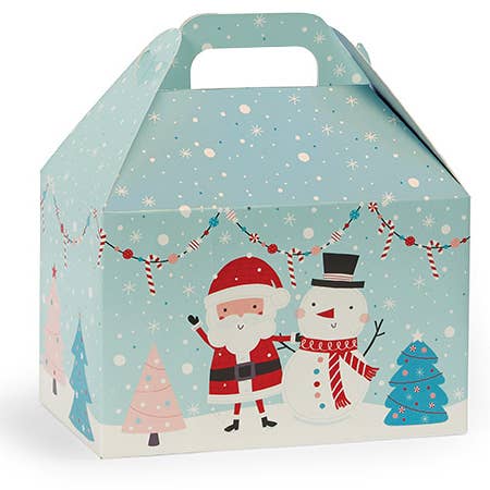 Nashville Wraps - Wholesale Gift Box - Christmas Print Gable Boxes