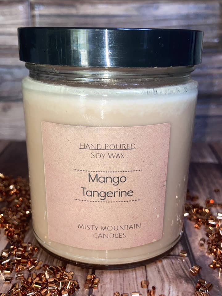 Mango mandarijn kaars voor wholesale door Misty Mountain Candles