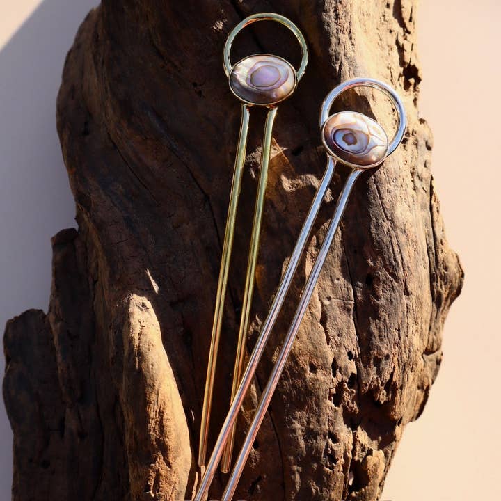 Brass Hair pin for wholesale by JLynn Studio