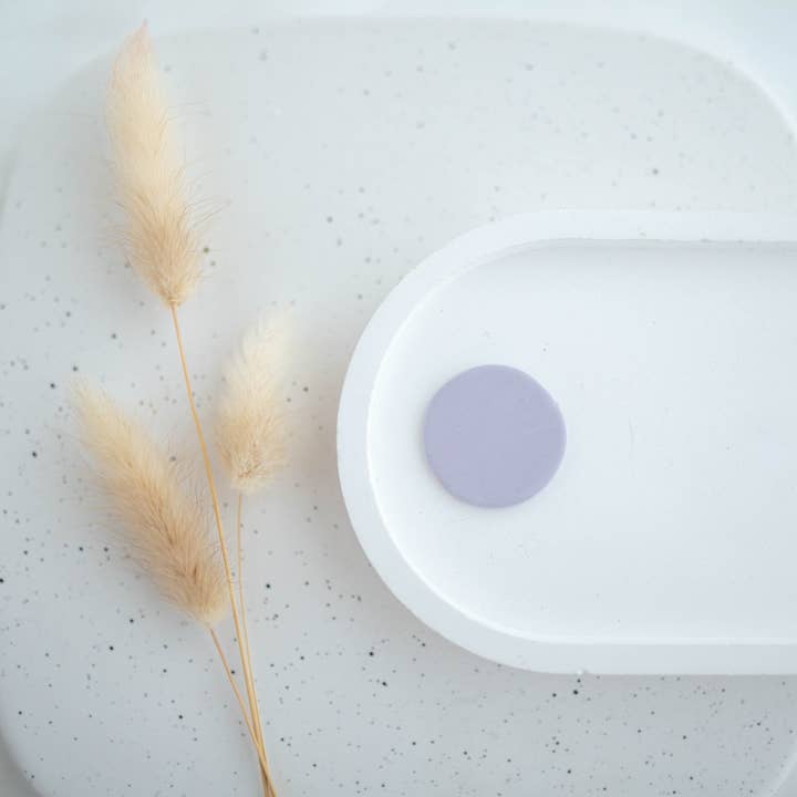 Hazel n Blue – wholesale Hängande örhängen – Lerörhängen | Små Dahlia Dingles5