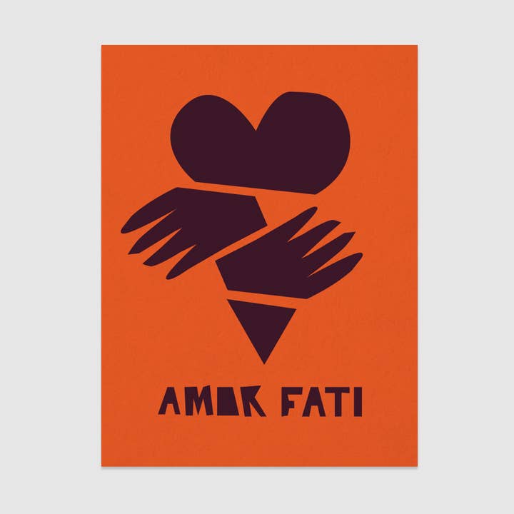Poster Amor Fati - Collezione Amore (30x40cm & 50x70cm) per la vendita all'ingrosso da parte di Redy.
