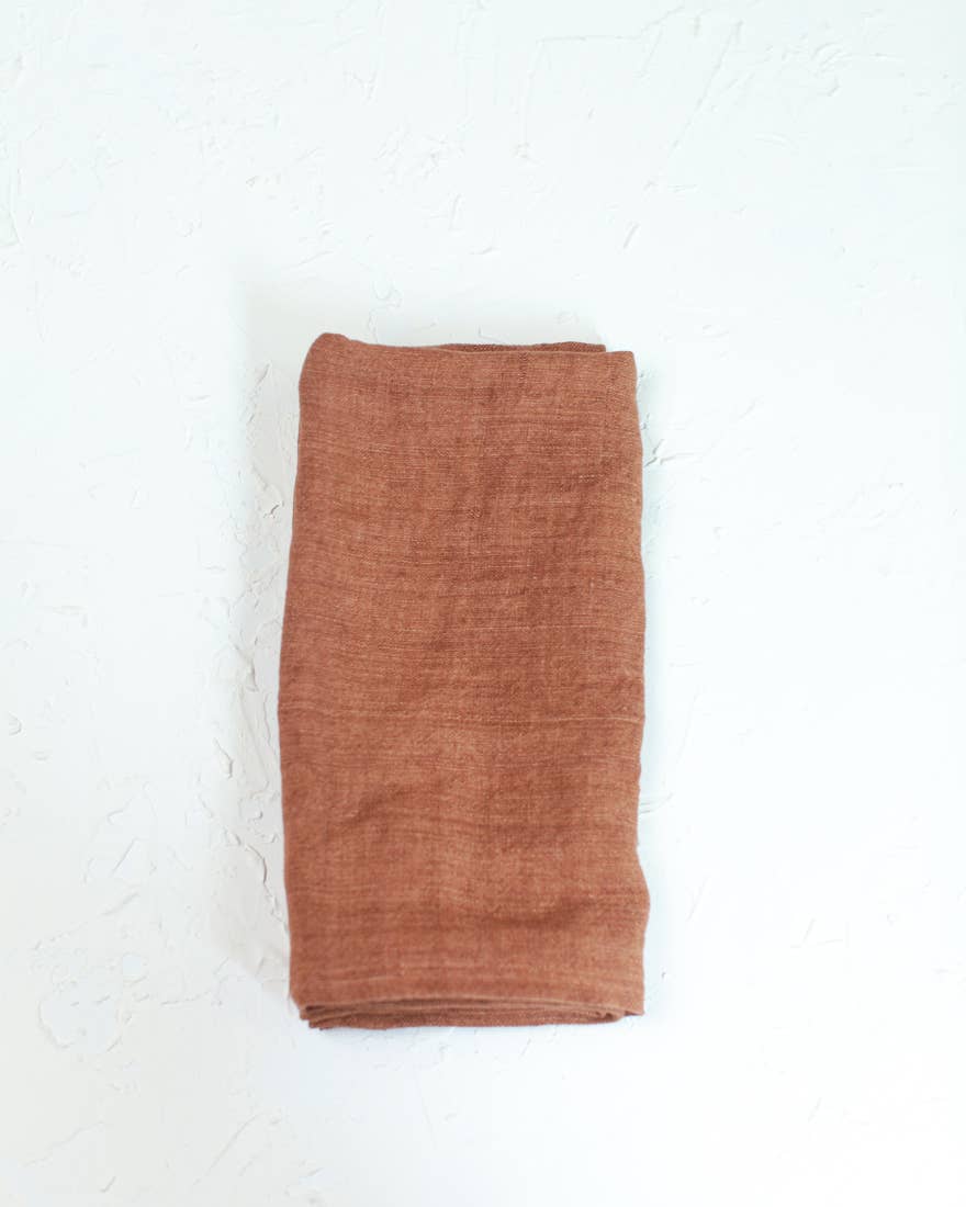 Creative Women Australia - Wholesale Dinner & Cloth Napkin - Stone Washed Linen Hemmed Dinner Napkin5