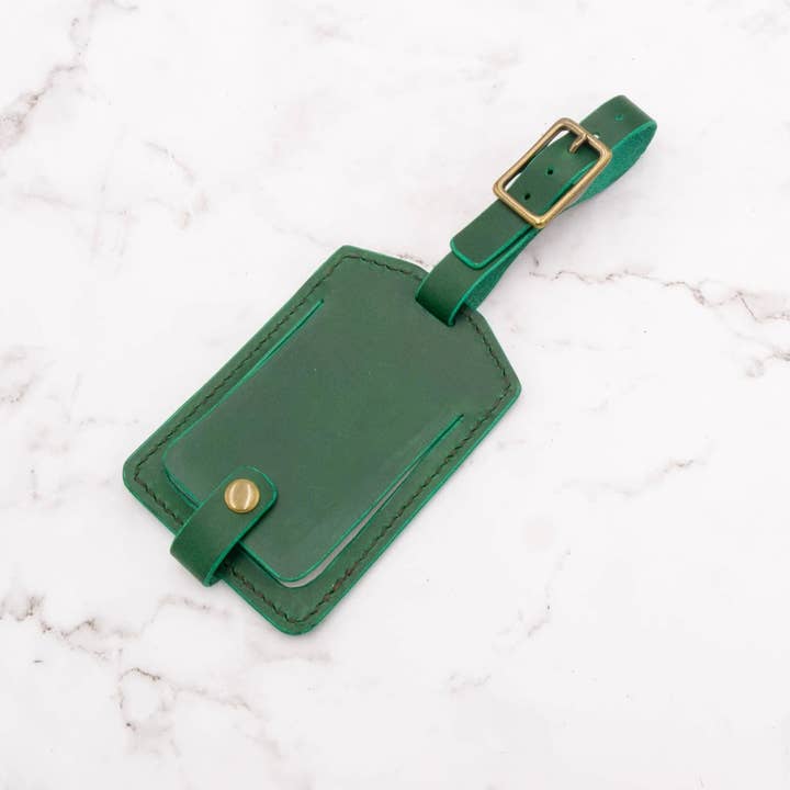 Arbor Trading Post - Wholesale Luggage Tag - Handcrafted Leather Luggage Tag7