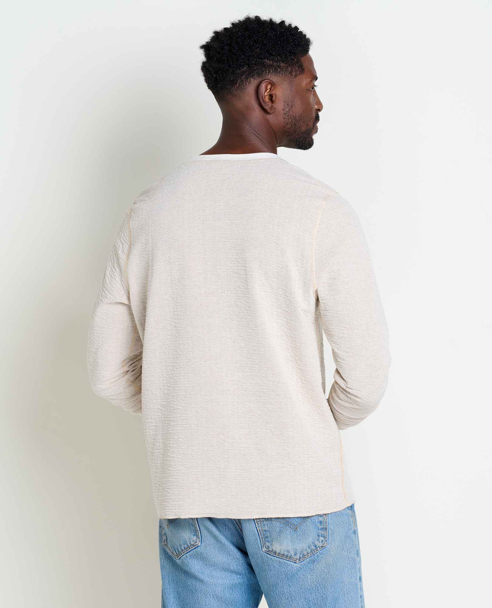 Toad&Co - Wholesale Knit Top - Men's - Men's Nord Reversible Long Sleeve Henley F2510