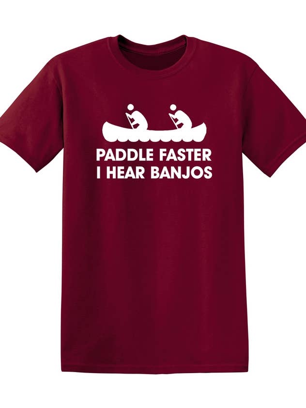 Pagayez plus vite, j'entends des banjos pour la vente par Feelin Good Tees