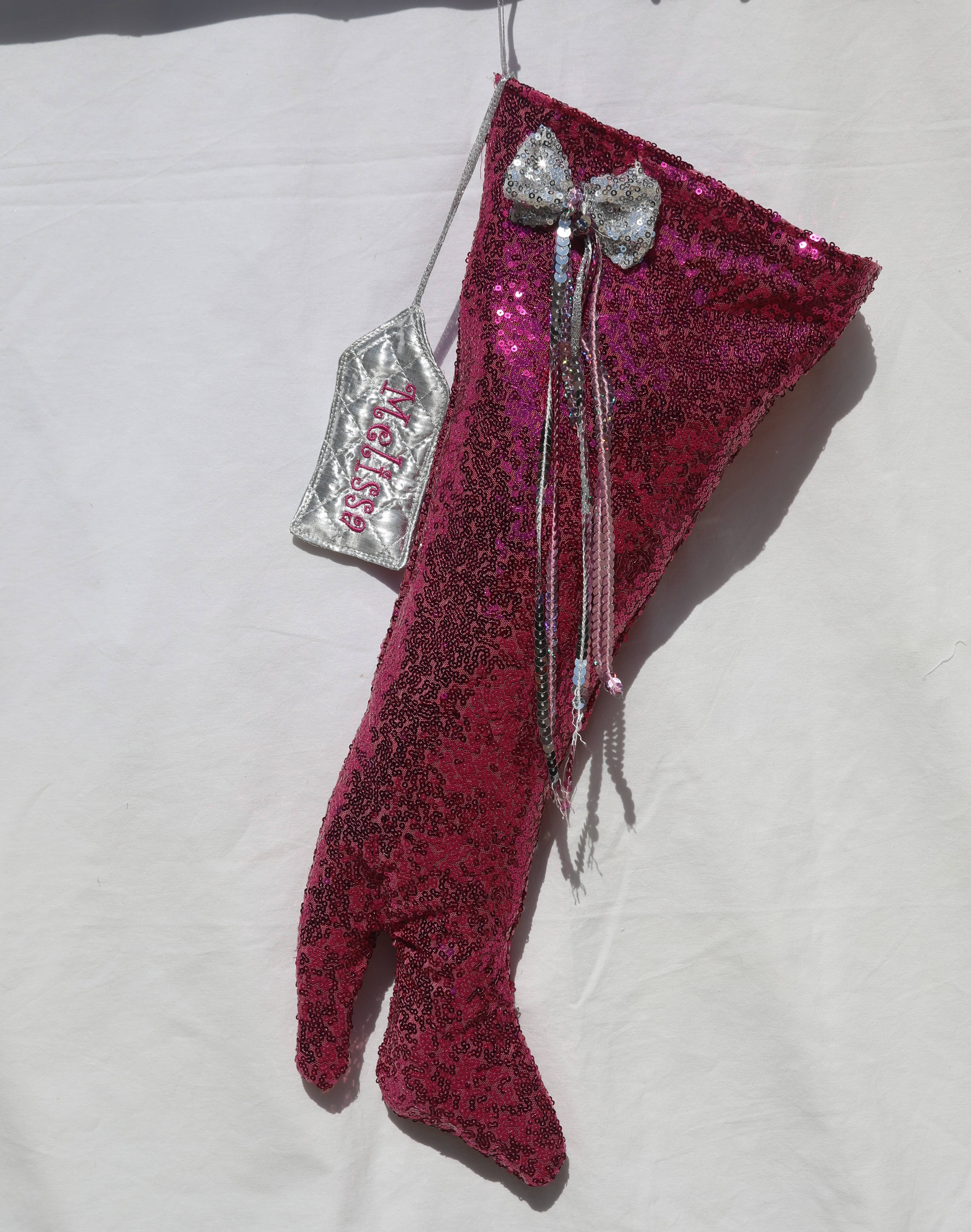 CocoMiaDesign – Großhandel Weihnachtsstrumpf – High Heel Weihnachtsstrumpf, Pailletten Damenstrumpf-Set5