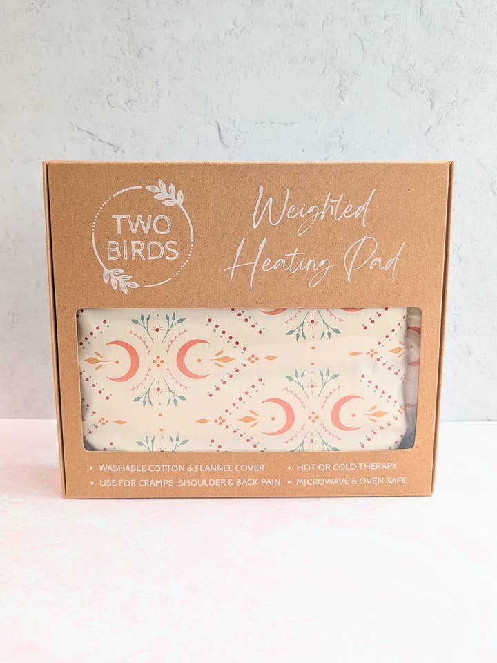 Weighted Heating Pad - Variety (NEW Boxed Version!) for wholesale by Two Birds Eco Shop