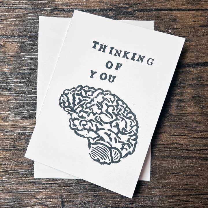 Thinking of You Greeting Card for wholesale by Dragonduck Creations