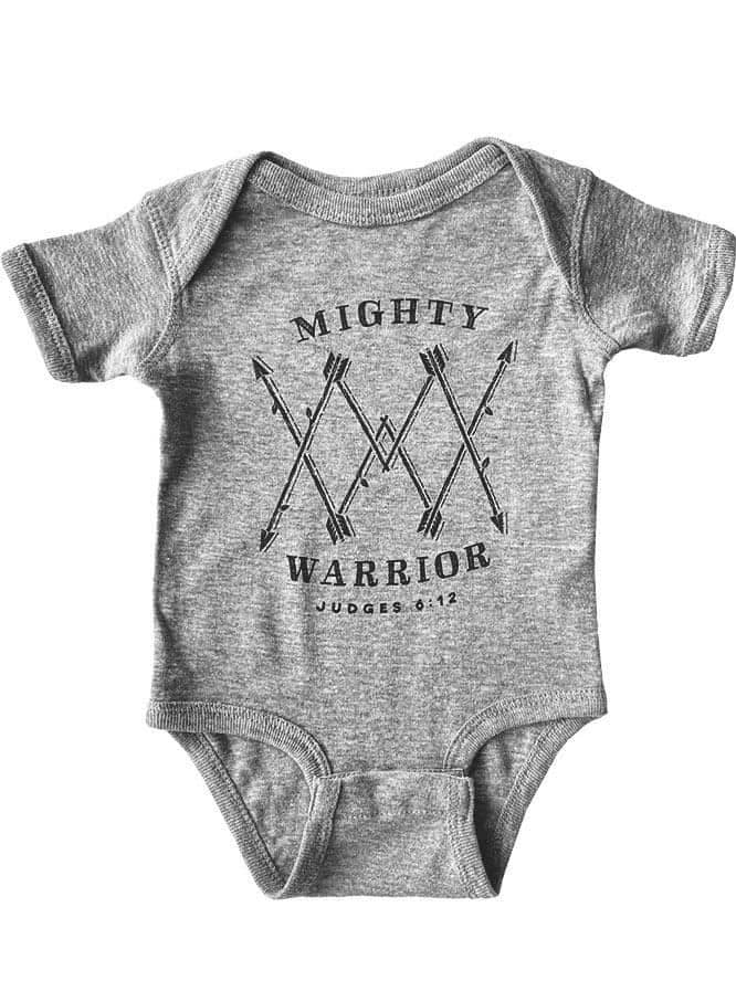 Mighty Warrior Onesie for wholesale by Hope Outfitters