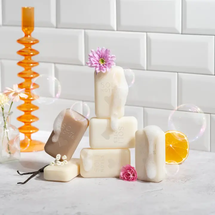 Solinotes (US Stores) - Distributed by Scents of Europe - Vente Pains de savon - *ACHETEZ 1 OBTENEZ 1 À -50%* Savon Barre Fleur de Cerisier - BEAUTÉ PROPRE3