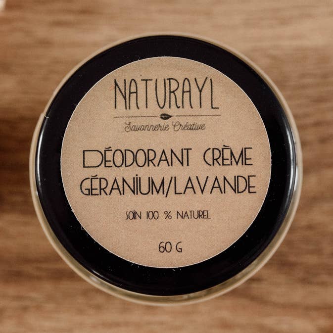 Geranium/Lavender Deodorant for wholesale by Naturayl