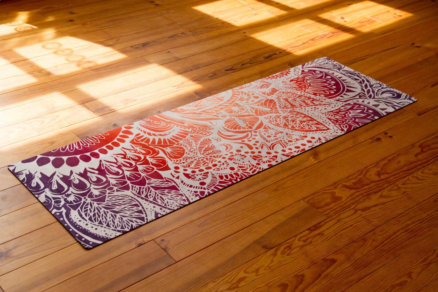 MALA Yoga – wholesale Yoga mat – Mala Hybrid Sunrise Mandala Yoga Mat2