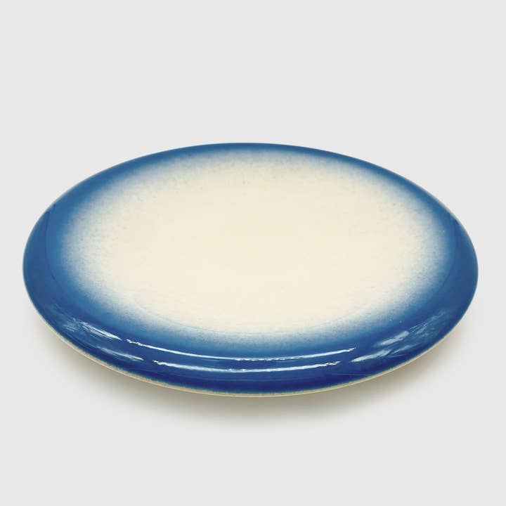 Essence Medium Blue Plate Isara for wholesale by Isara Table