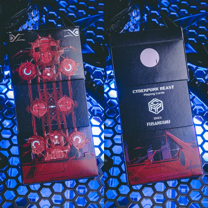 Vermilion Collection - Wholesale Playing Cards - Cyberpunk Mythos Playing Cards14
