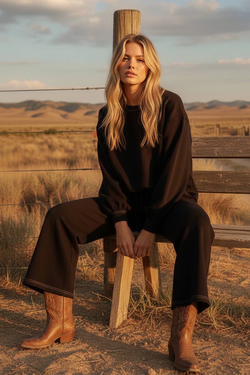 Sewn and Seen - Wholesale Lounge Set - Women's - SCUBA TOP AND PANT SETS21