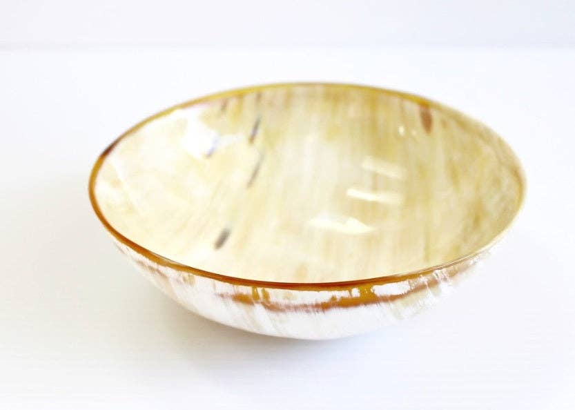 The African Home Goods - Wholesale Decorative Plate/Dish/Bowl - Ankole Cow Horn Decorative or Fruit Bowls10