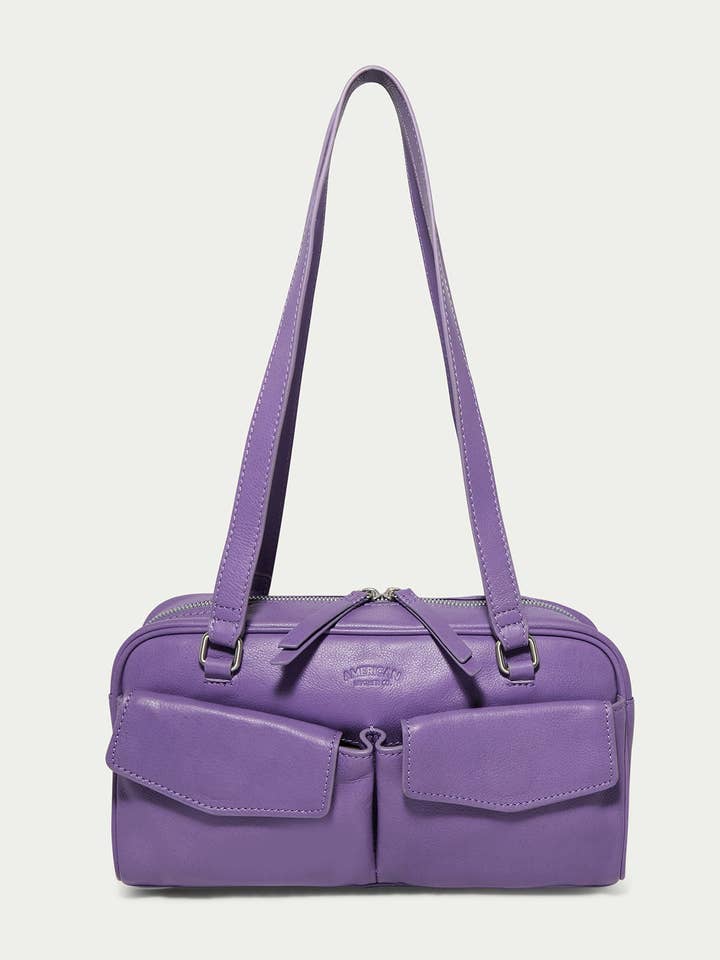 Aspen Multi Pocket Shoulder Bag for wholesale by American Leather Co