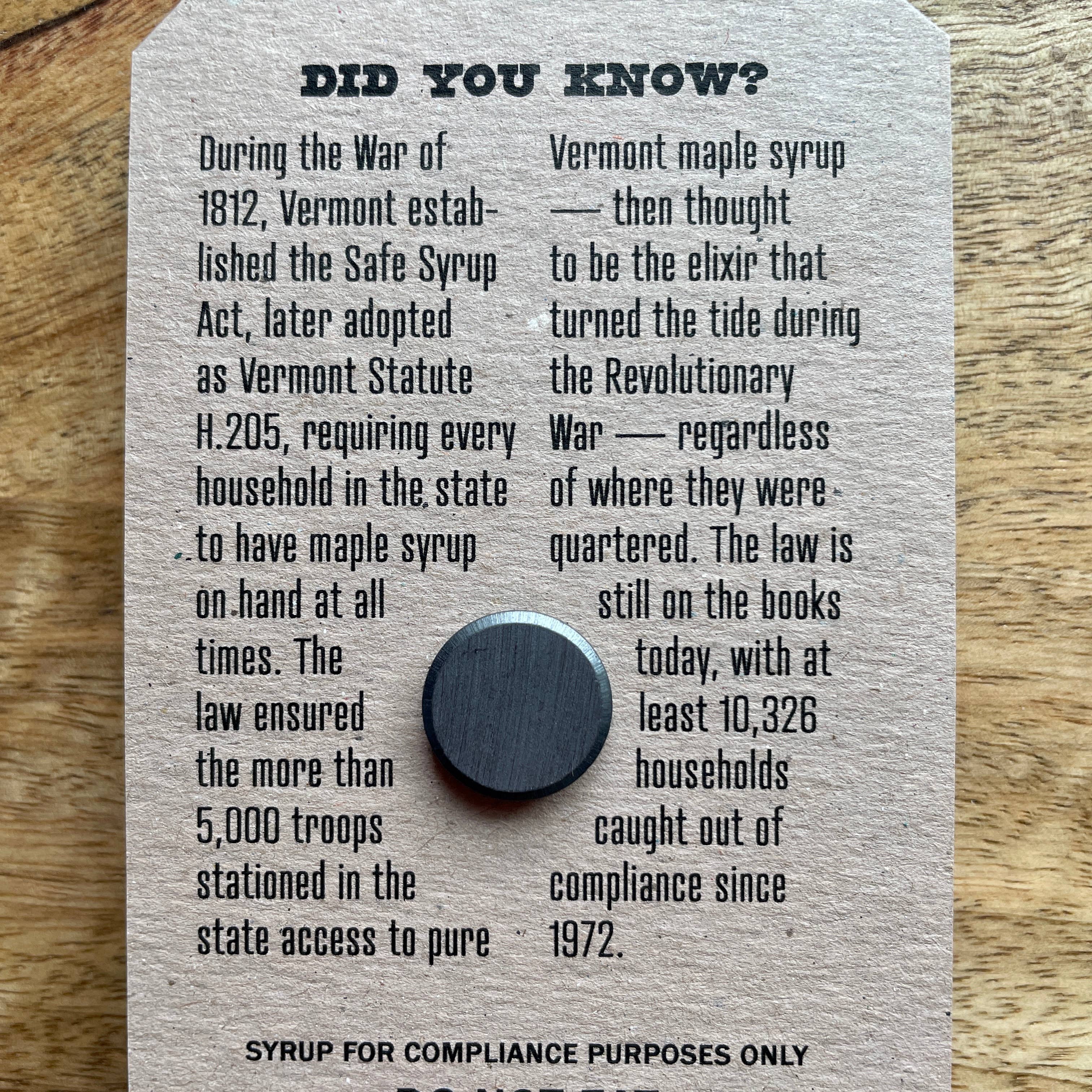 Colossal Sanders – Engroshandel Magnet – Vermont Compliance Sirup Toy quirky, sjov, håndlavet magnet4