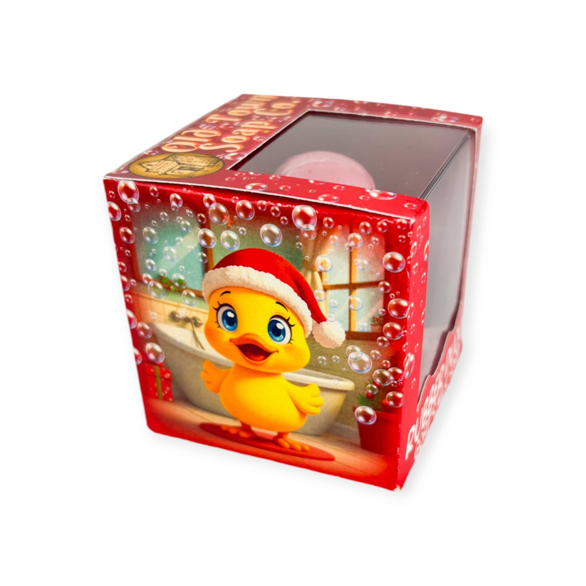 Old Town Soap Co. – wholesale Bar Soap – Box of 12 Christmas Rubber Ducky Goat's Milk Soaps14