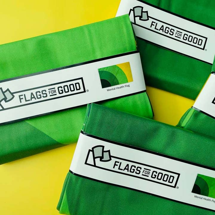 Drapeau de santé mentale pour la vente par Flags For Good