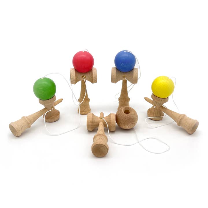 Aero-Motion, Inc. - Venta al por mayor Juguete de madera - Niños - Contador Mini Kendama clásico de 5 pulgadas para 30 unidades3