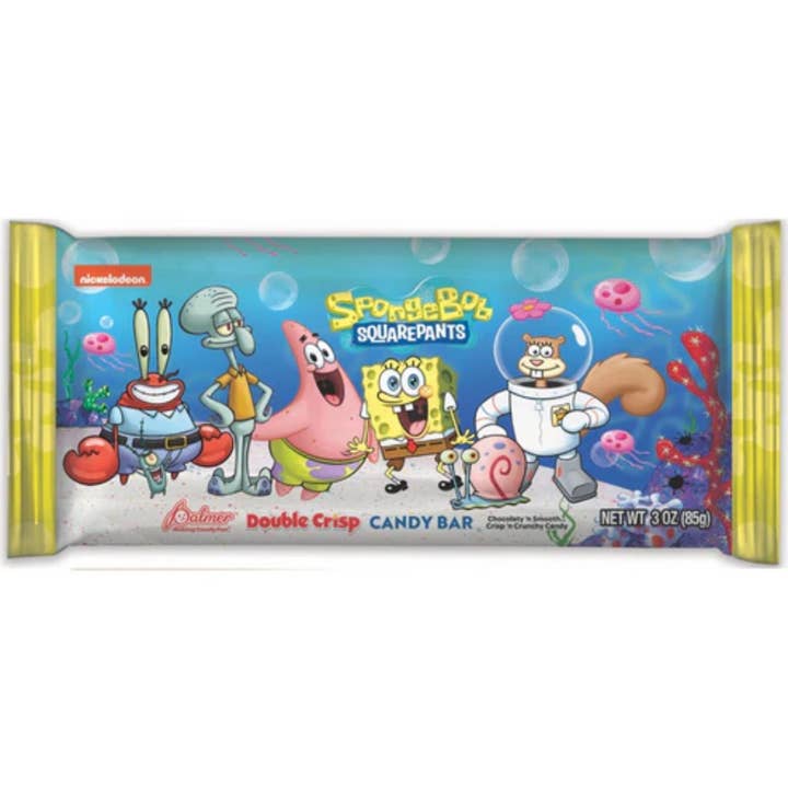 I Got Your Candy – wholesale Chocolate bar – Palmer SpongeBob SquarePants Double Crisp Candy Bar 3oz - 18ct1