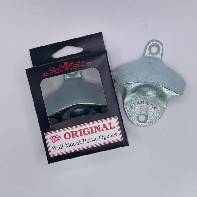 Classic Plain STARR "X" Wall Mount Bottle Opener for wholesale by STARR