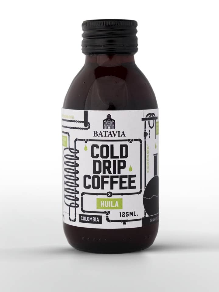 Cold Drip Coffee – Colombia Huila - 125ml x 24 for wholesale by Batavia Cold Drip Coffee