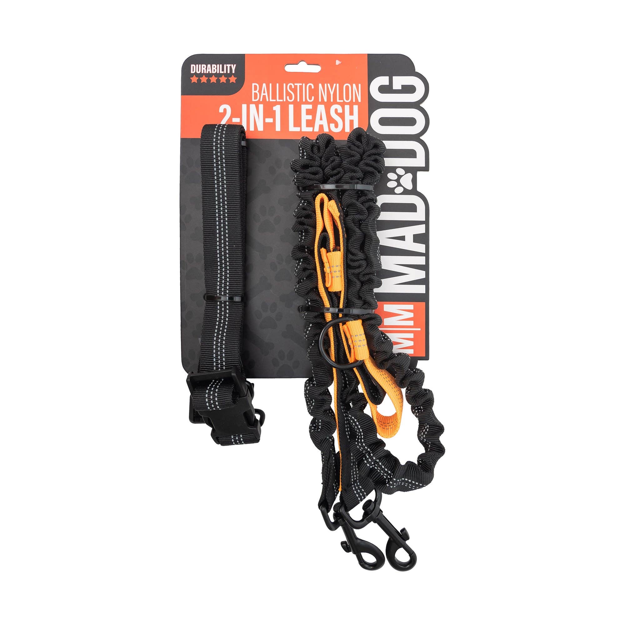 Mad Man - Wholesale Pet Leash - Dog - MAD Dog 2-in-1 Ballistic Jogging Leash1