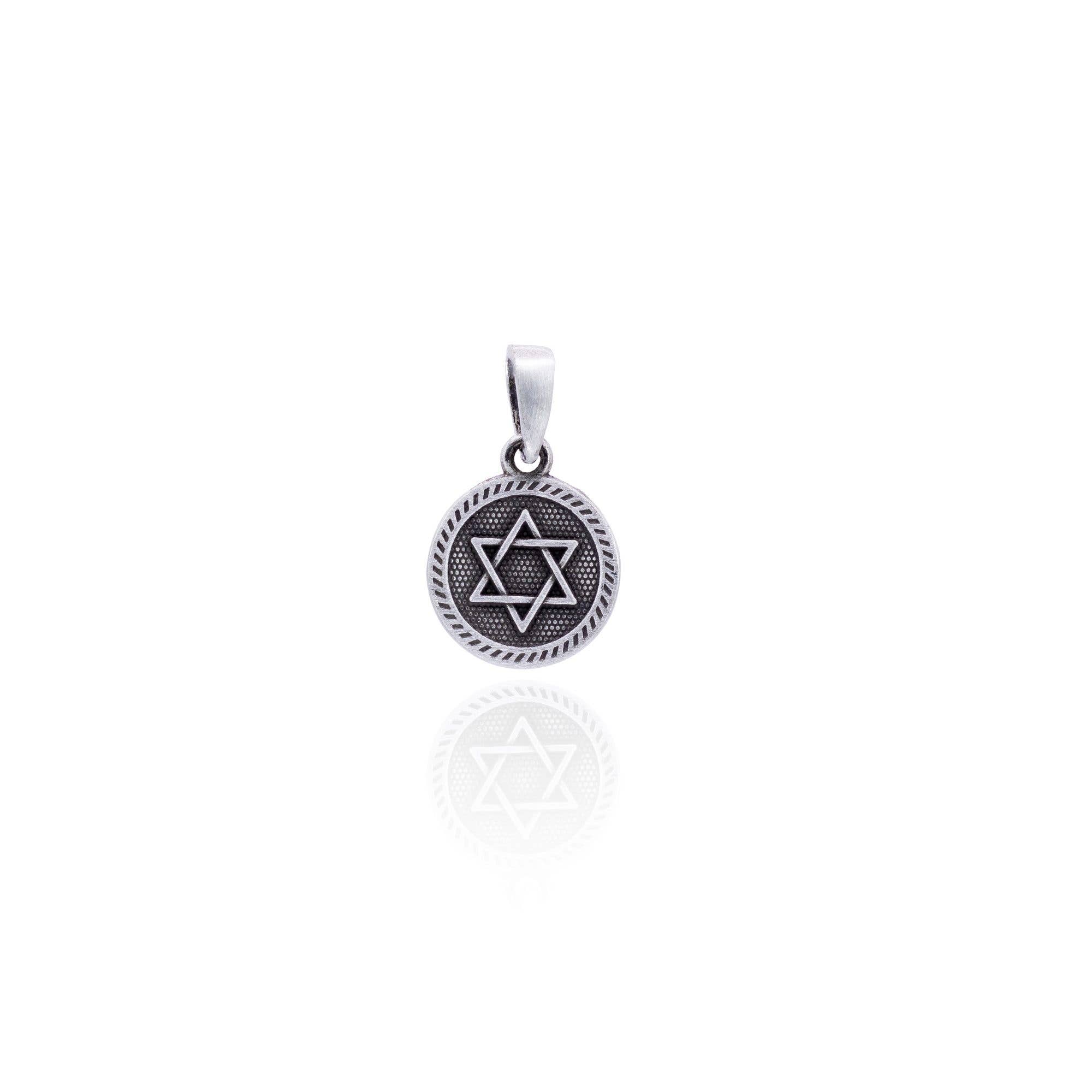 Nirvana LLC - Vente Breloques/médailles personnalisées - Pendentif judaïque - Étoile de David