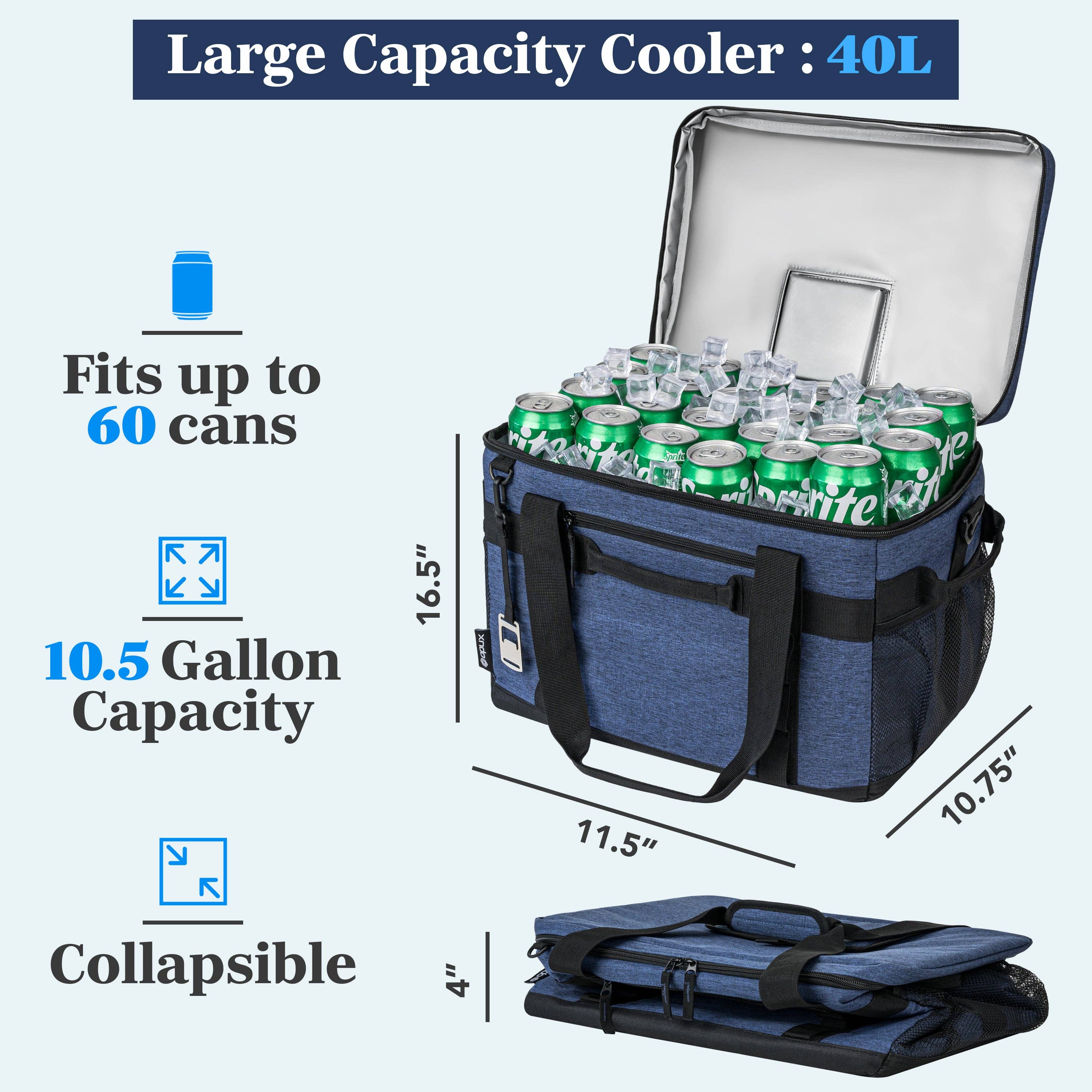 OPUX - Wholesale Cooler/cooler bag - Large Leakproof Cooler Bag - 48/60 Cans25