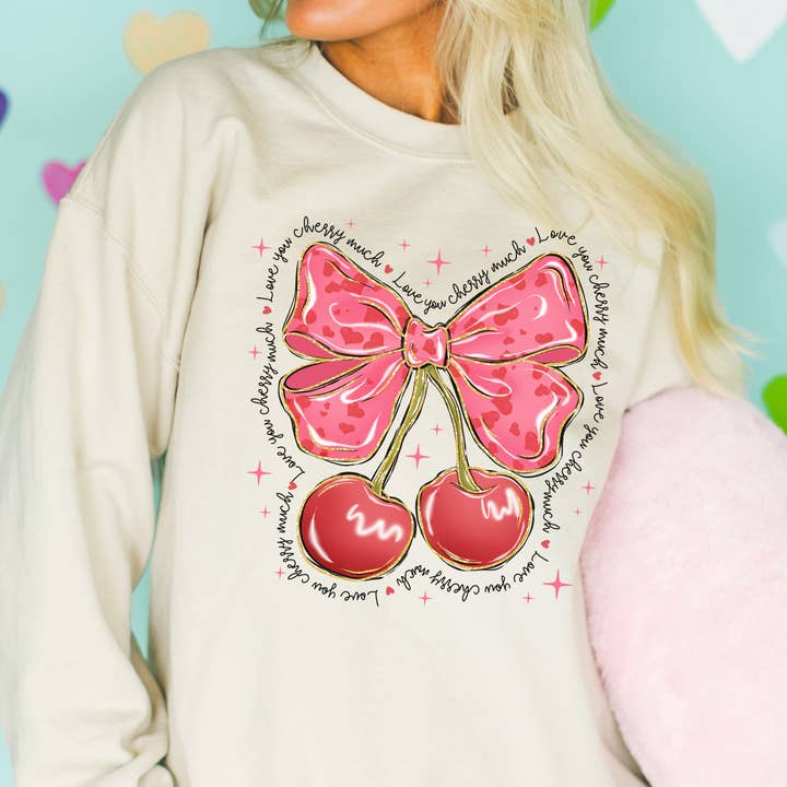 Cherry Much Crewneck for wholesale by Urban Brew