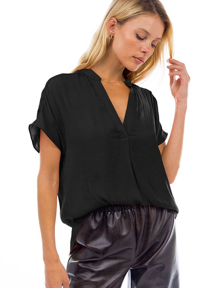 Drop Shoulder Regular Blouse - SP for wholesale by Naked Zebra