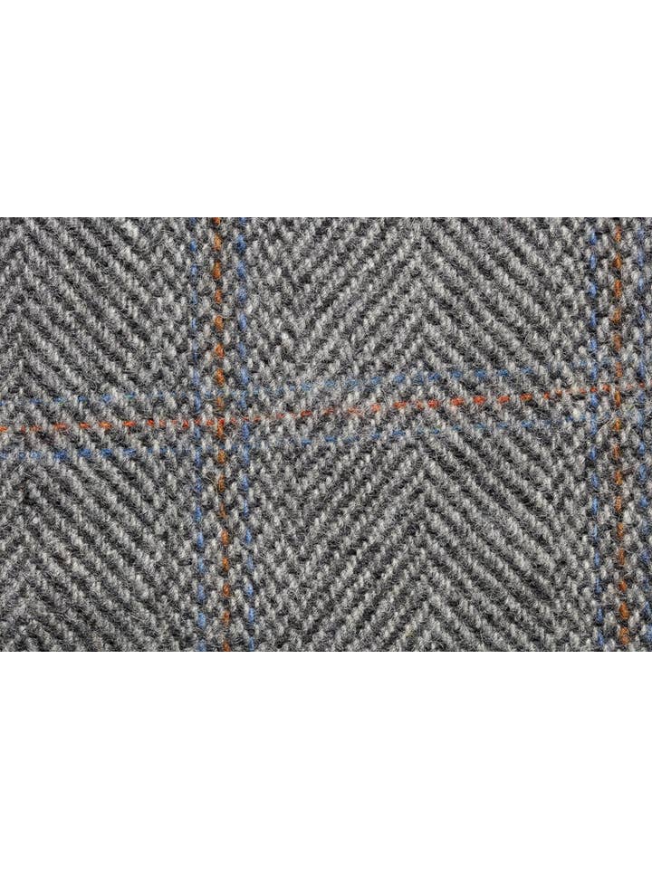 Grey Hunting Tweed Jacket with Moleskin Trim for wholesale on Faire8