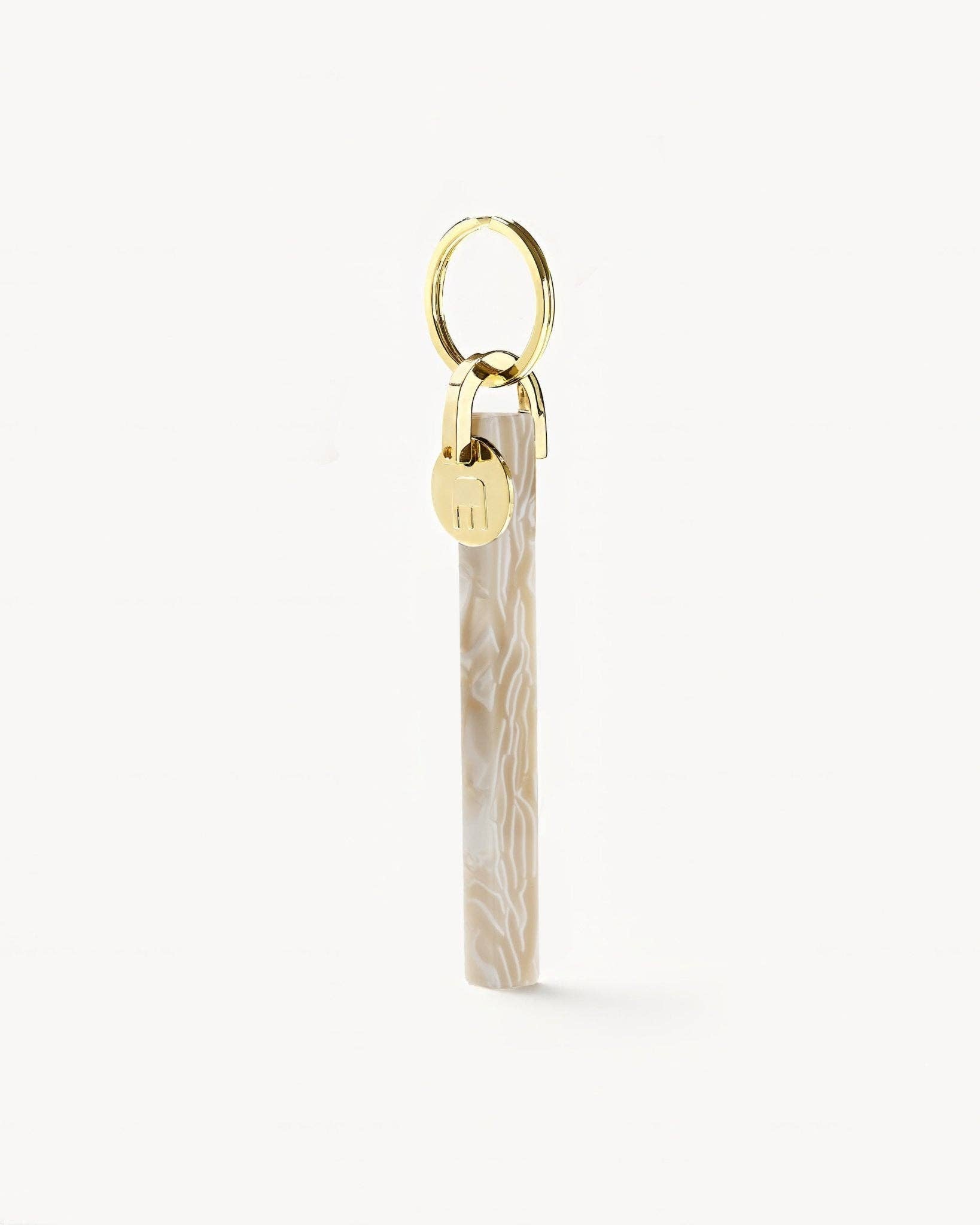 MACHETE - Wholesale Keychain - Unisex - Bar Keychain in Ivory - Gold0