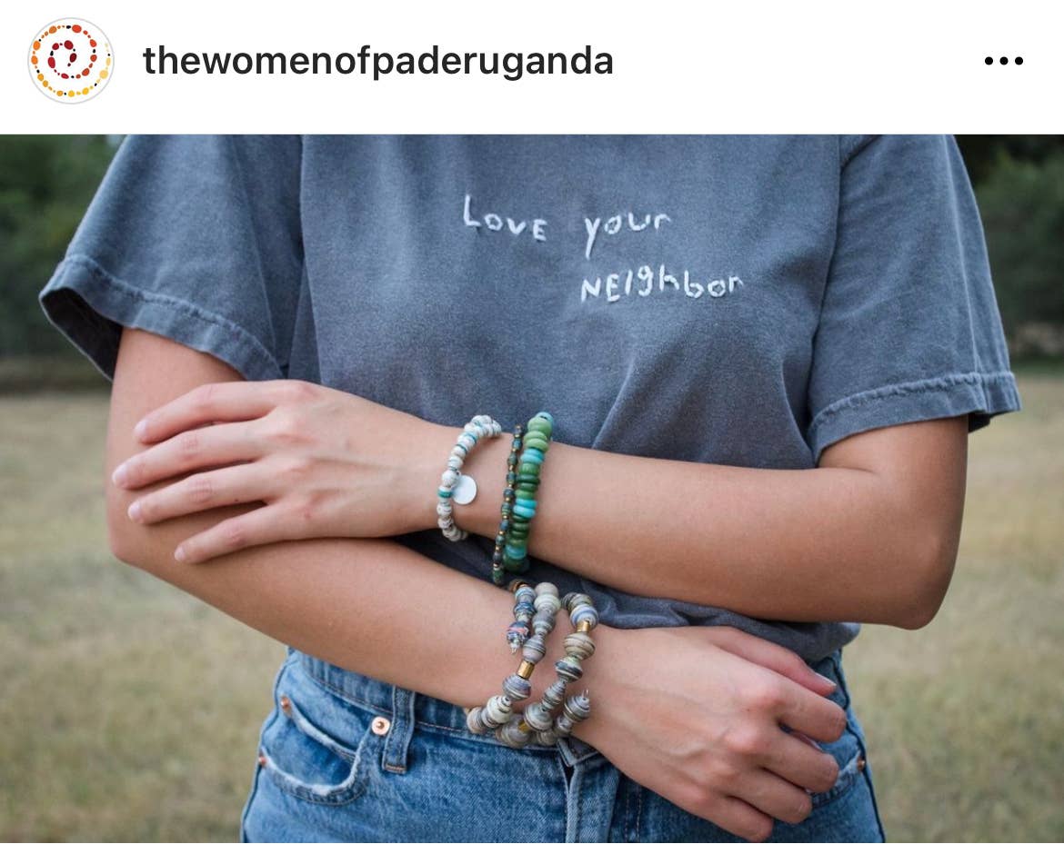 The Bead Project by TWOPU - Wholesale Beaded Bracelet - Chunky Glass Bracelet 24