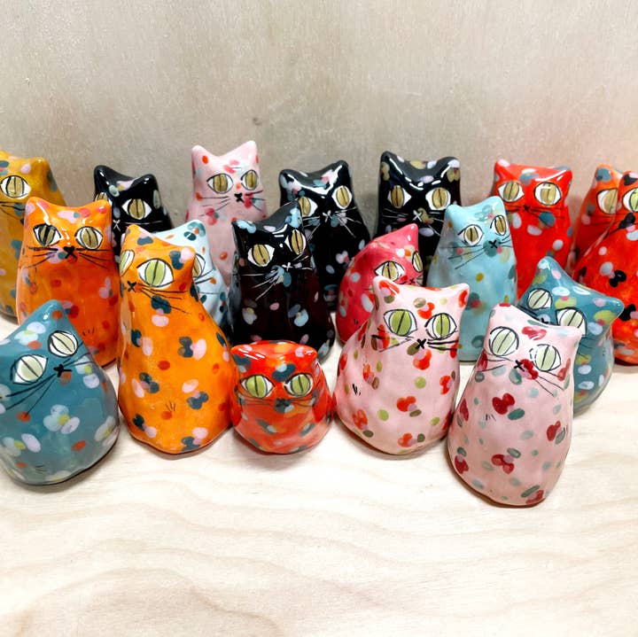 By Bianca Rae - Wholesale Decorative Figurine - Itty Bitty Kitty Committee 0