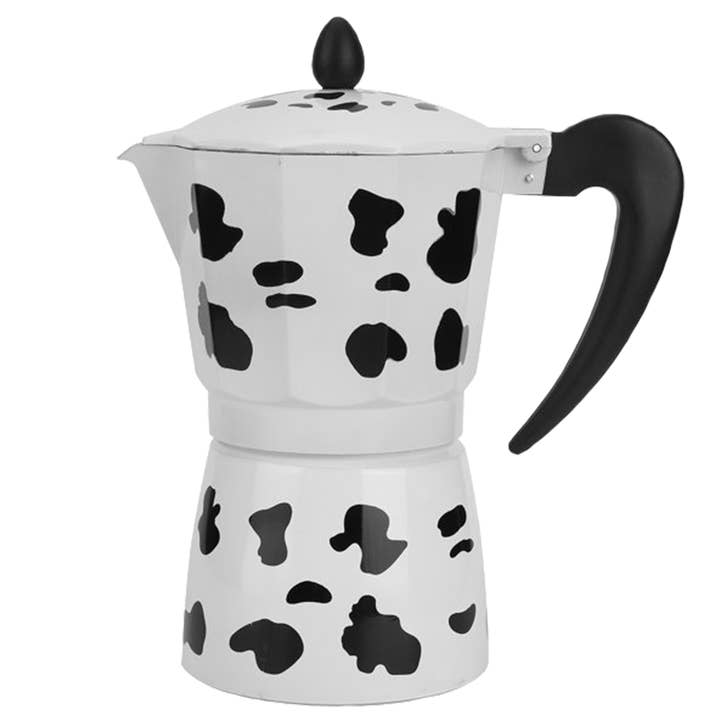 Couplet - Wholesale Espresso Maker - Cow Print Moka Pot
