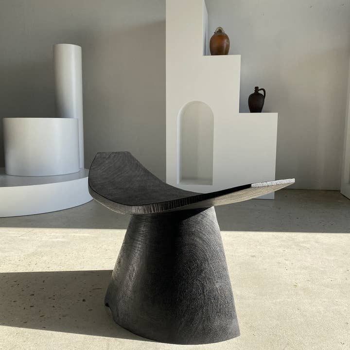 Office Objets - Wholesale Chair - Minimalist design armchair in black wood5