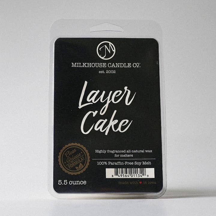 Milkhouse Candle Company - Wholesale Wax Melt - 5.5 oz Wax Melts: Layer Cake0
