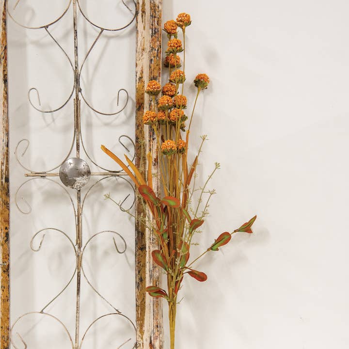 Col House Designs - Wholesale Artificial flowers - Fall Grass & Thistle Spray, 26", Bittersweet1