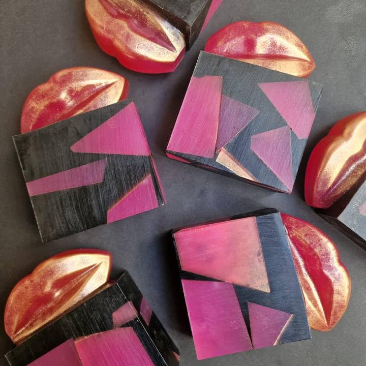 Tameez - Wholesale Bar Soap - Hot Pink - The Black Collection4