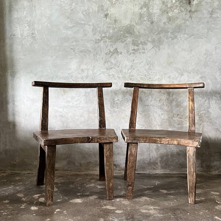 Office Objets – wholesale Chair – Large chair or armchair in antique teak H84 L6043