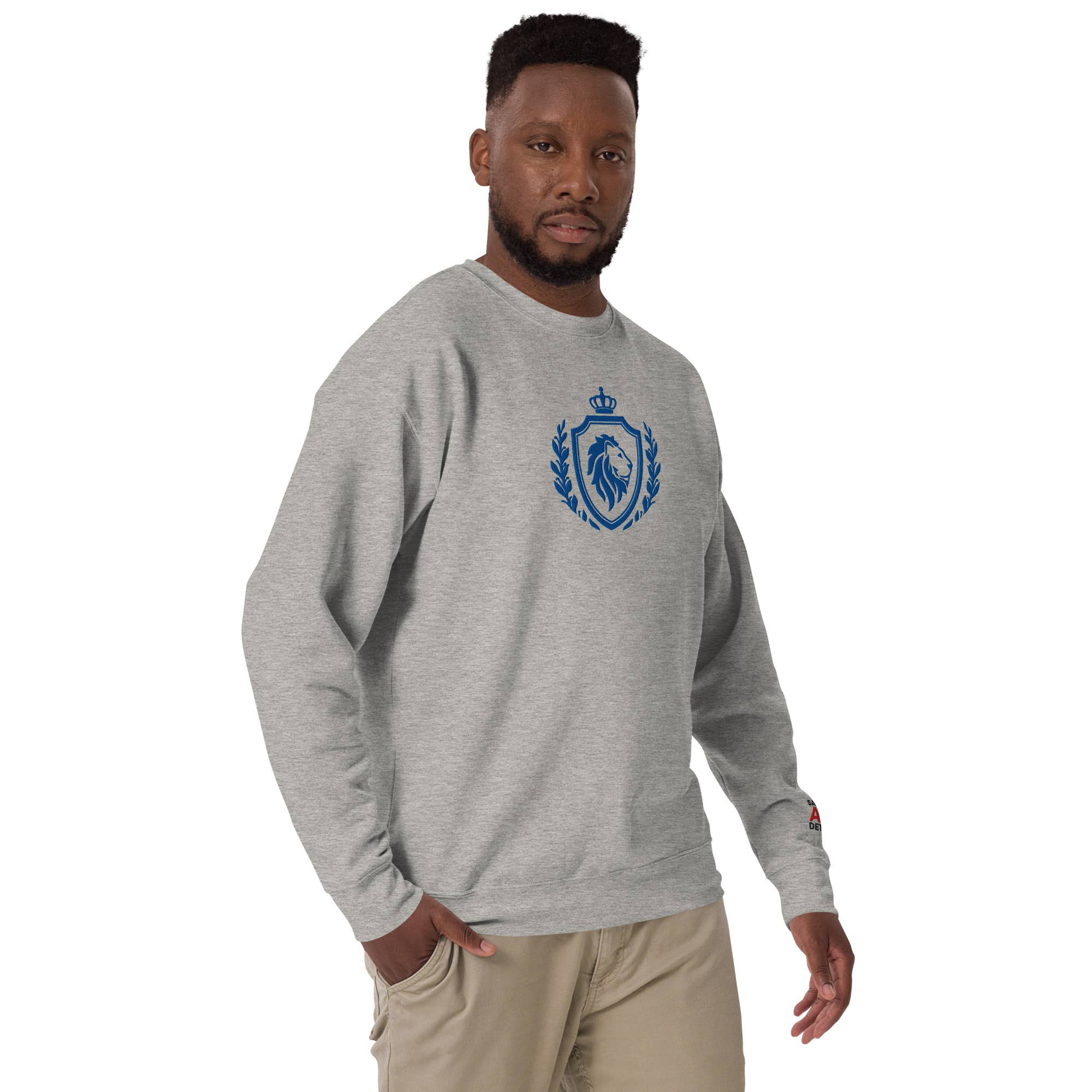 Sara Lutz Art - Wholesale Sweatshirt - Unisex - Embroidered Lions Crest Sweatshirt8