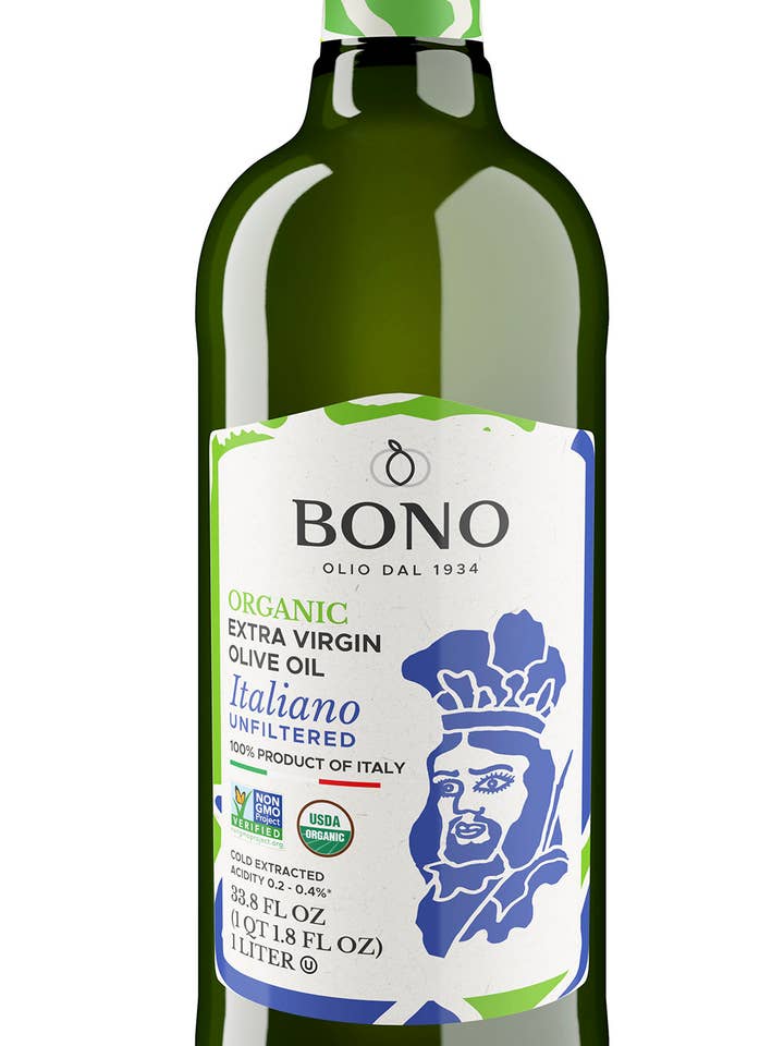 Bono Unfiltered Italian Organic Extra Virgin Olive Oil for wholesale by Bono USA Inc.
