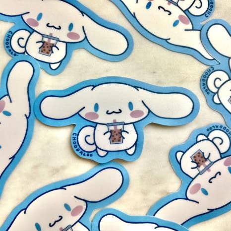 Choodaloo - Wholesale Sticker - Cinnamoroll Boba Sticker - Cinnamoroll Sticker
