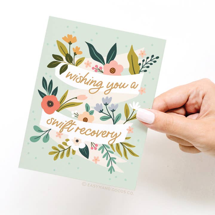 Easyhand Goods – formerly Onderkast - Wholesale Get Well Card - Wishing You a Swift Recovery Greeting Card2