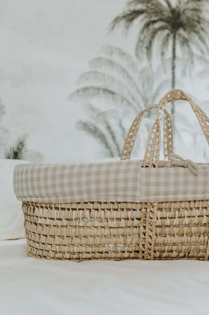 Manufacture des bébés français - Wholesale Bassinet - Baby - Bassinet vichy pebble7