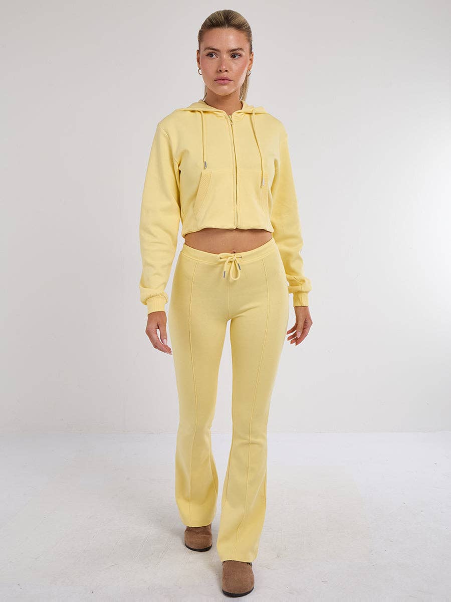 AX Labels - Wholesale Lounge Set - Women's - Interlock Cropped Zip Hoodie and Flared Trouser Set47